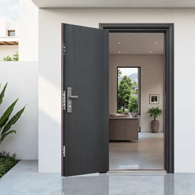 Que tipos de puertas de entrada combinan diseno y seguridad casas modernas - &iquest;Qu&eacute; tipos de puertas de entrada combinan dise&ntilde;o y seguridad para casas modernas?