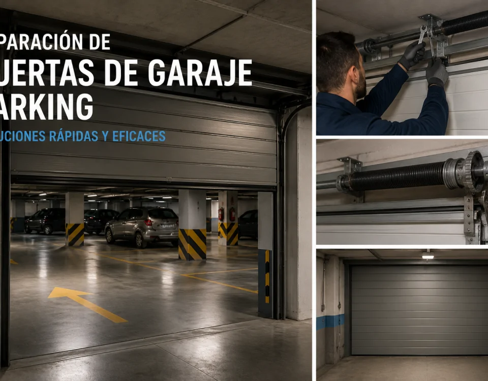 Reparacion de Puertas de Garaje Parking 960x750 - Reparación de Puertas de Garaje Parking Barcelona Valencia Madrid Alicante