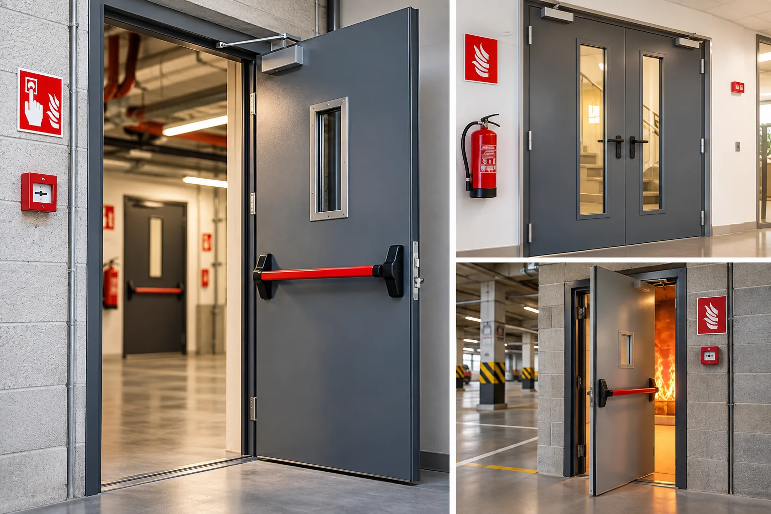 Puertas cortafuegos en entornos industriales - Puertas Cortafuegos RF Barcelona