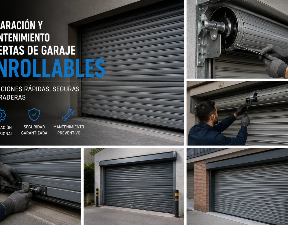 Reparacion Mantenimiento Puertas Garaje Enrollables 960x750 - Reparación Mantenimiento Puertas Garaje Enrollables Barcelona Valencia Madrid Alicante