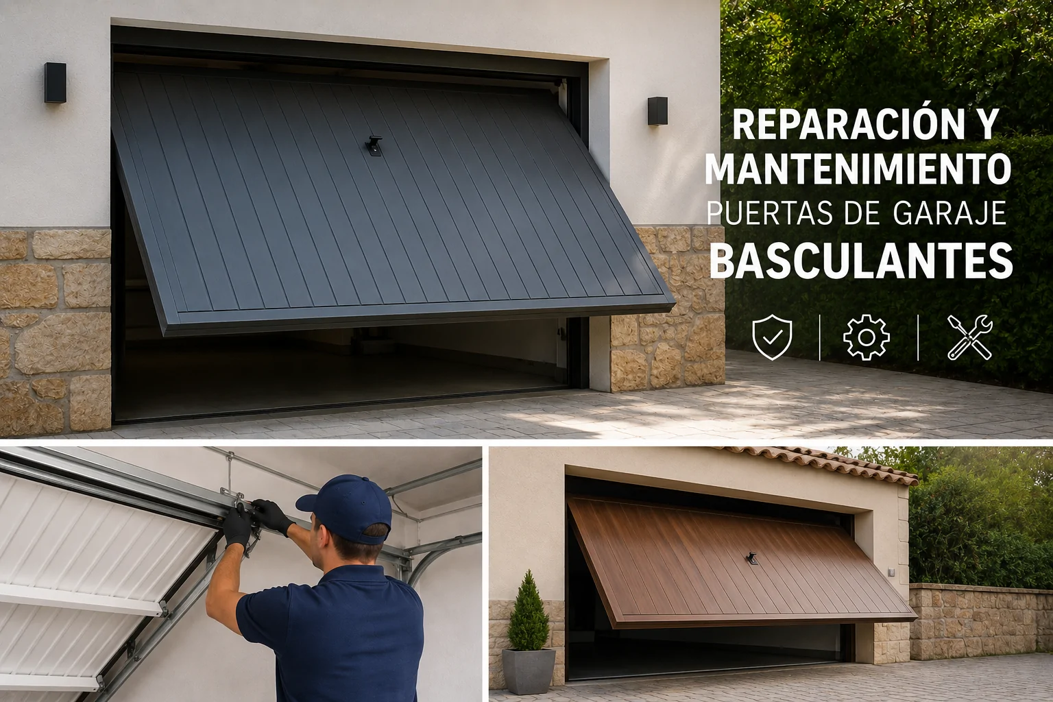 Reparacion y Mantenimiento Puertas Garaje Basculante - Reparaci&oacute;n Mantenimiento Puertas Garaje Basculantes Barcelona Valencia Madrid Alicante