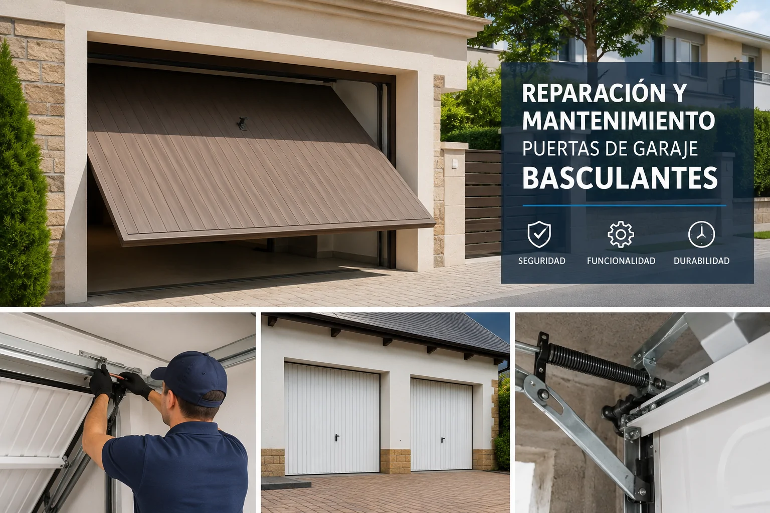 Reparacion y Mantenimiento Puertas Garaje Basculantes - Reparaci&oacute;n Mantenimiento Puertas Garaje Basculantes Barcelona Valencia Madrid Alicante