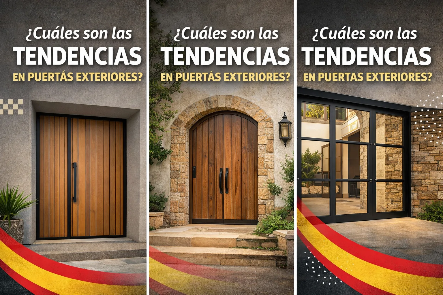 Cuales son las tendencias en puertas exteriores - &iquest;Cu&aacute;les son las tendencias en puertas exteriores en Espa&ntilde;a?
