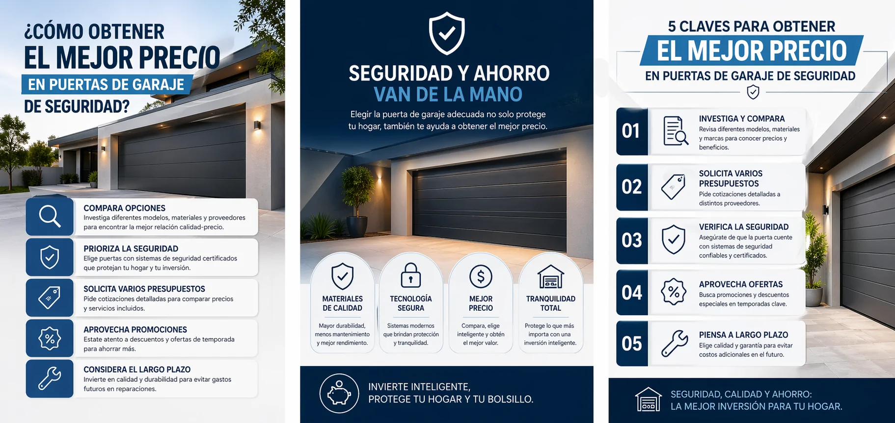 Como obtener el mejor precio puertas de garaje de seguridad - &iquest;C&oacute;mo obtener el mejor precio en puertas de garaje de seguridad?