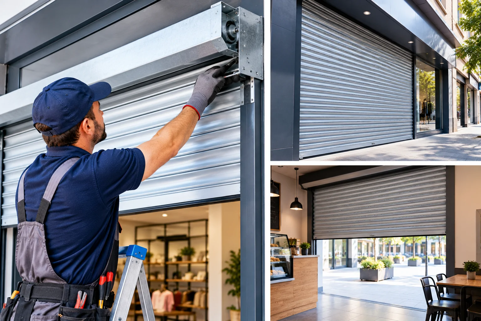 Instalacion y seguridad con persianas metalicas - Instalaci&oacute;n de Persianas Met&aacute;licas para Local y Comercio