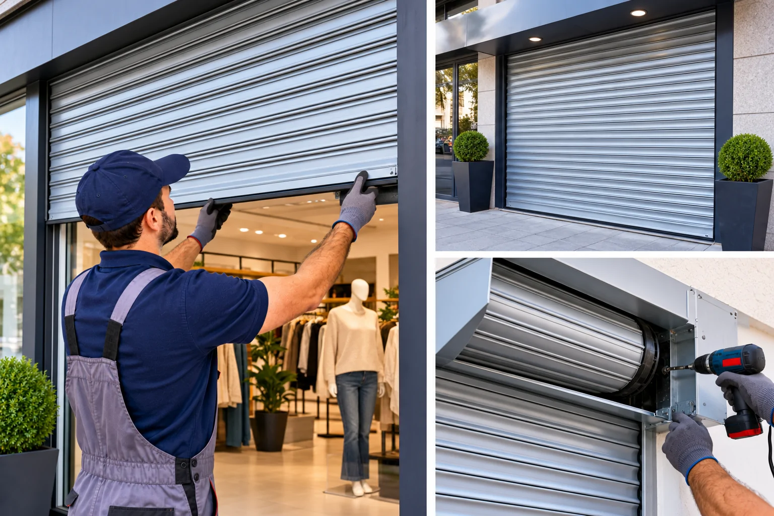 Persianas metalicas  instalacion y mantenimiento - Instalaci&oacute;n de Persianas Met&aacute;licas para Local y Comercio